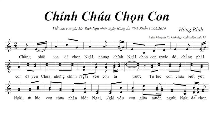 Chính Chúa chọn con - Hoàng Thy Hòa