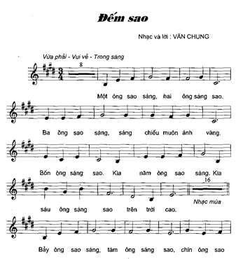 Đếm sao - Tốp ca thiếu nhi quận Ba Đình