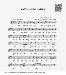 Lời ru trên nương - Trang Nhung
