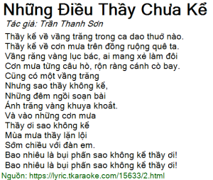 Những Điều Thầy Chưa Kể - Đoan Trang