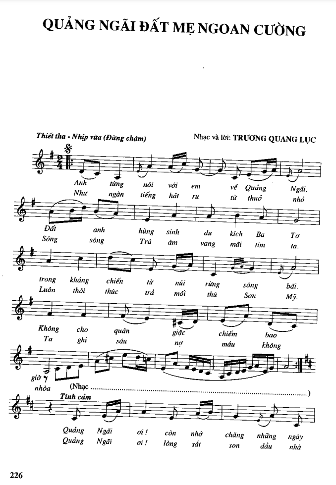 Quảng Ngãi đất mẹ ngoan cường - Ngọc Tú
