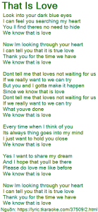 That Is Love - Tokyo Square