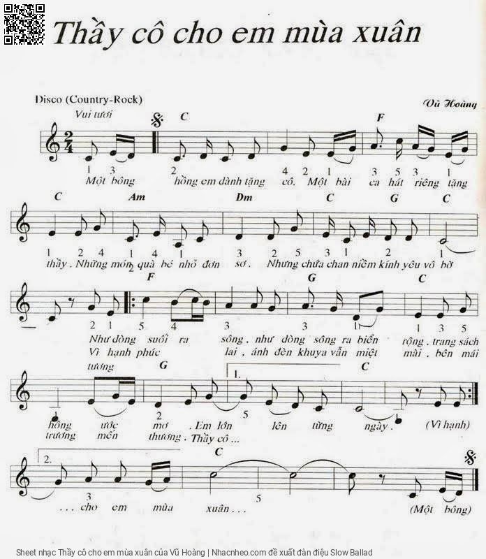 Thầy Cô Cho Em Mùa Xuân - Bé Phương Anh