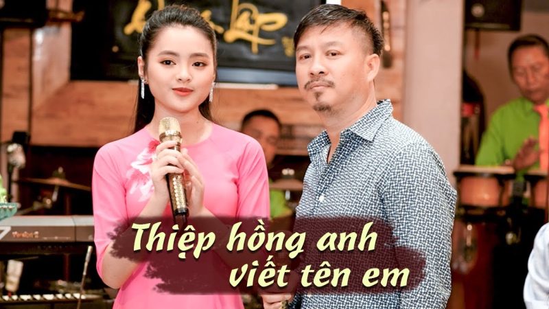 Thiệp Hồng Anh Viết Tên Em - Quang Lập
