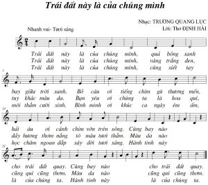 Trái đất này là của chúng mình - Tốp ca thiếu nhi Thành phố Hồ Chí Minh