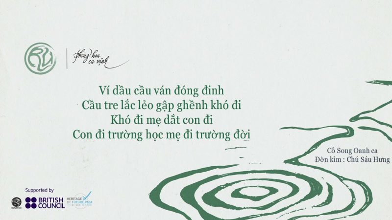 Ví dầu cầu ván đóng đinh - Dân ca Nam Bộ