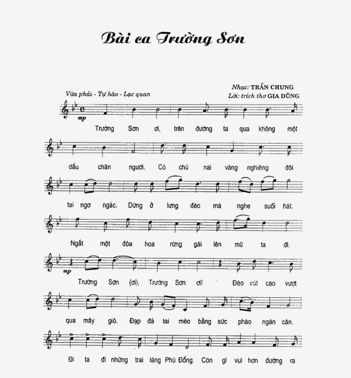 Bài ca Trường Sơn - Quốc Hương
