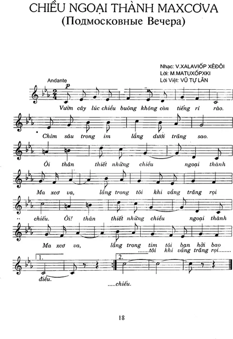 Chiều Matxcơva (Chiều ngoại ô Matxcơva) - Vladimir Troshin