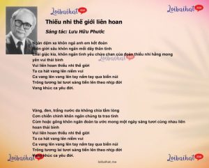 Thiếu nhi thế giới liên hoan - Tốp ca thiếu nhi