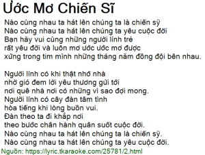 Ước Mơ Chiến Sĩ - Nhiều ca sĩ